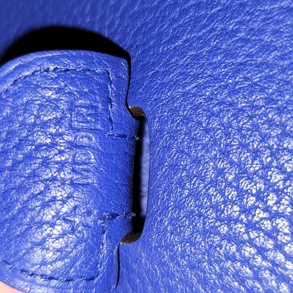 SOLD HERMES Electric Blue Clemence Leather Evelyne III 33 Bag - Picture 14 of 16